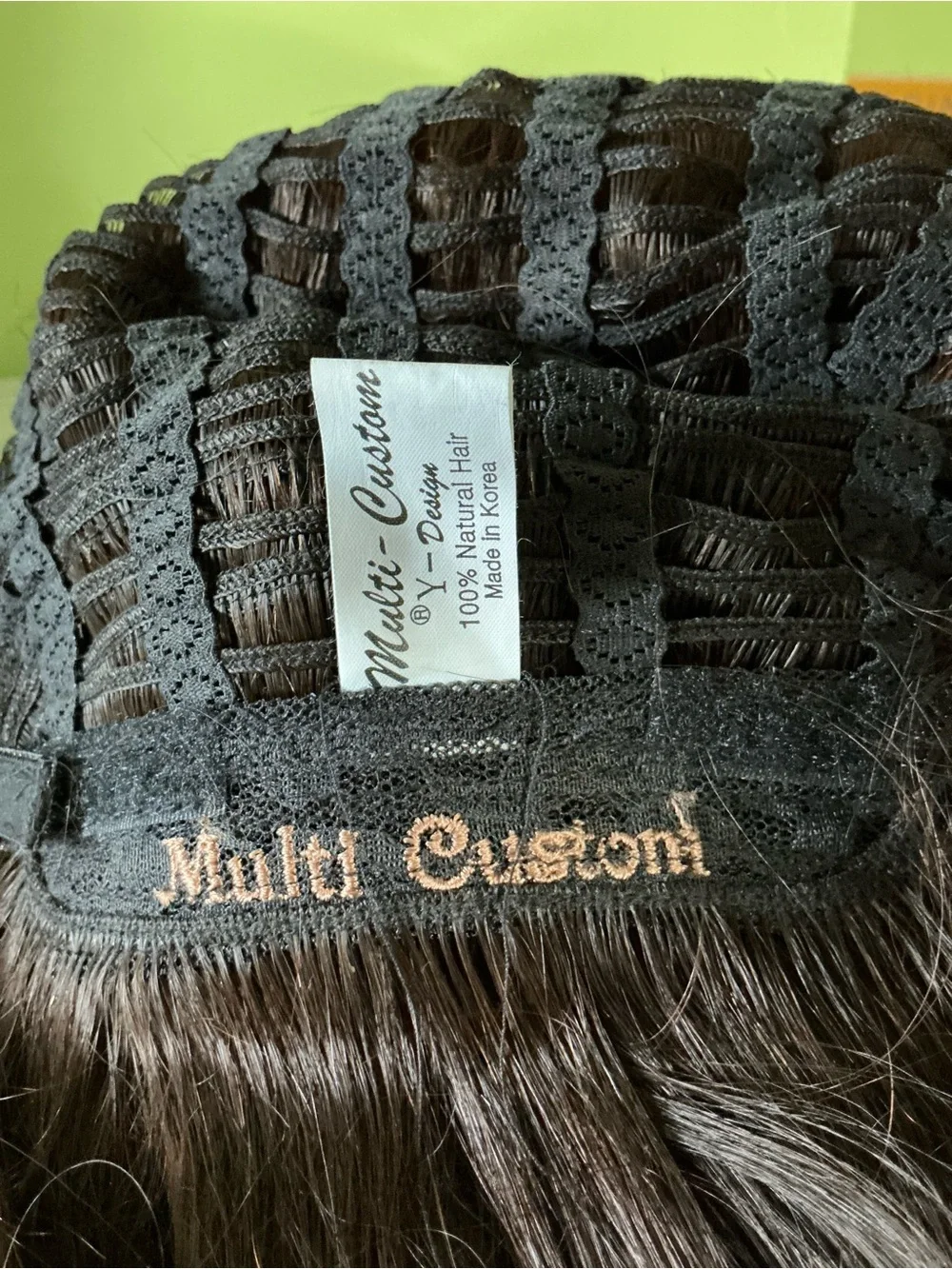 NIB Yaffa Multi Custom Medium Wig 33/6 Human Hair